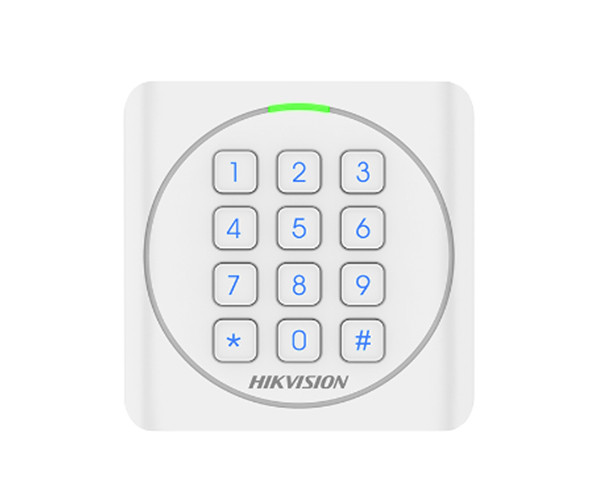 【?？低旾C密碼門禁讀卡器】?？低旽IKVISION數字鍵盤門禁IC讀卡器DS-K1801MK